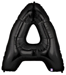Letter A Black