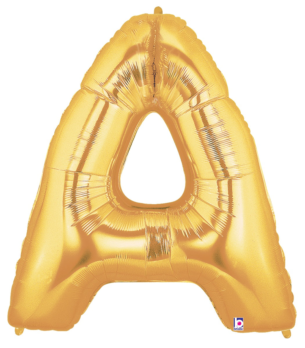 Letter A Gold