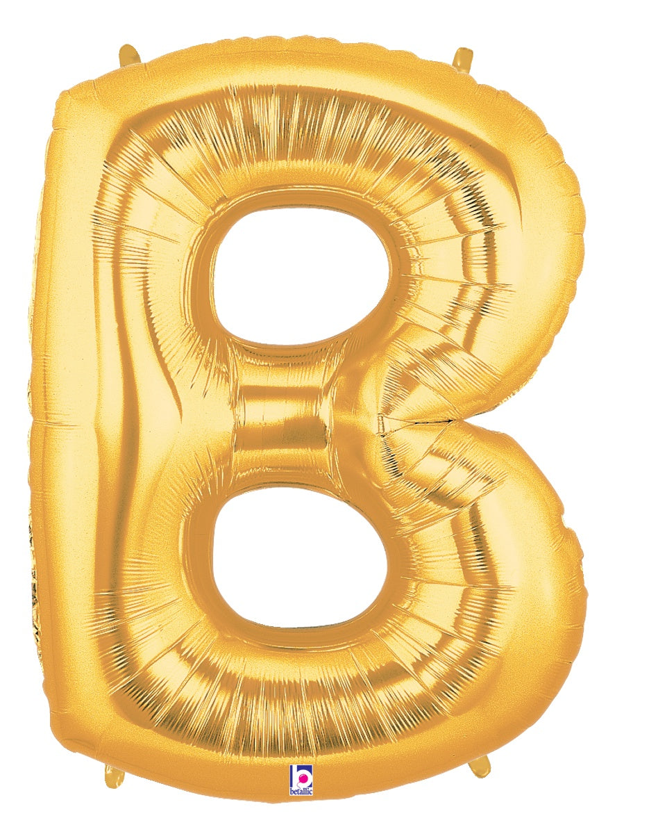 Letter B Gold