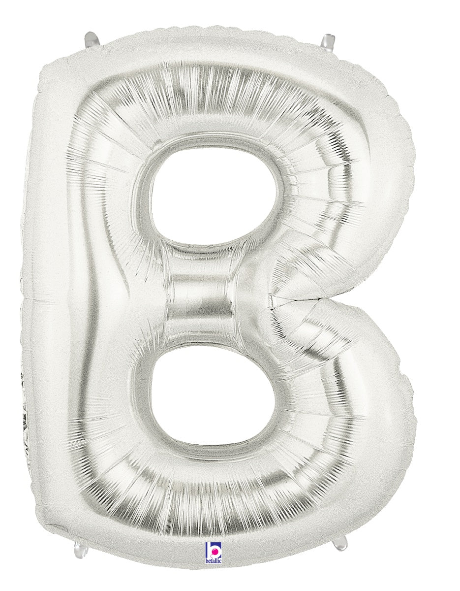 Letter B Silver