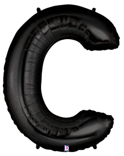 Letter C Black