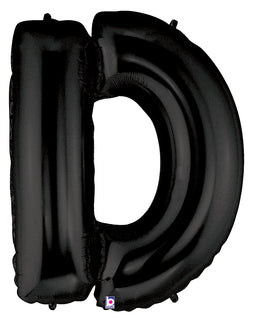 Letter D Black