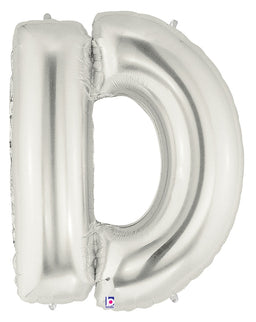 Letter D Silver