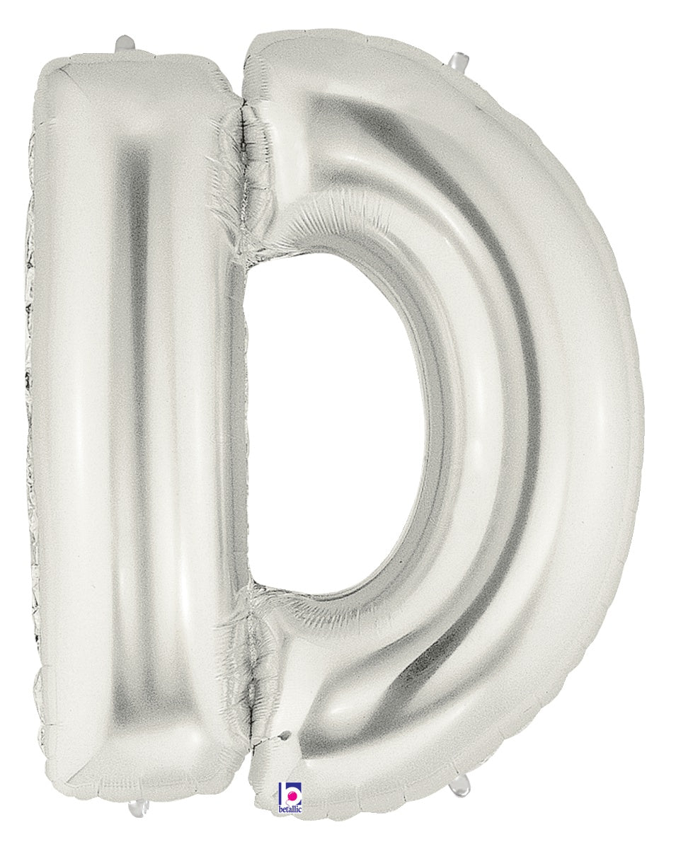 Letter D Silver
