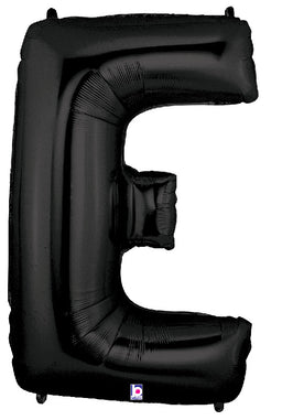 Letter E Black