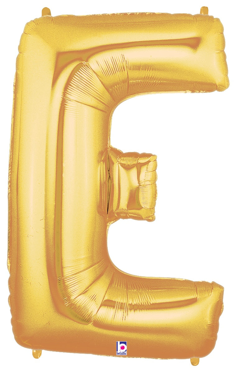 Letter E Gold
