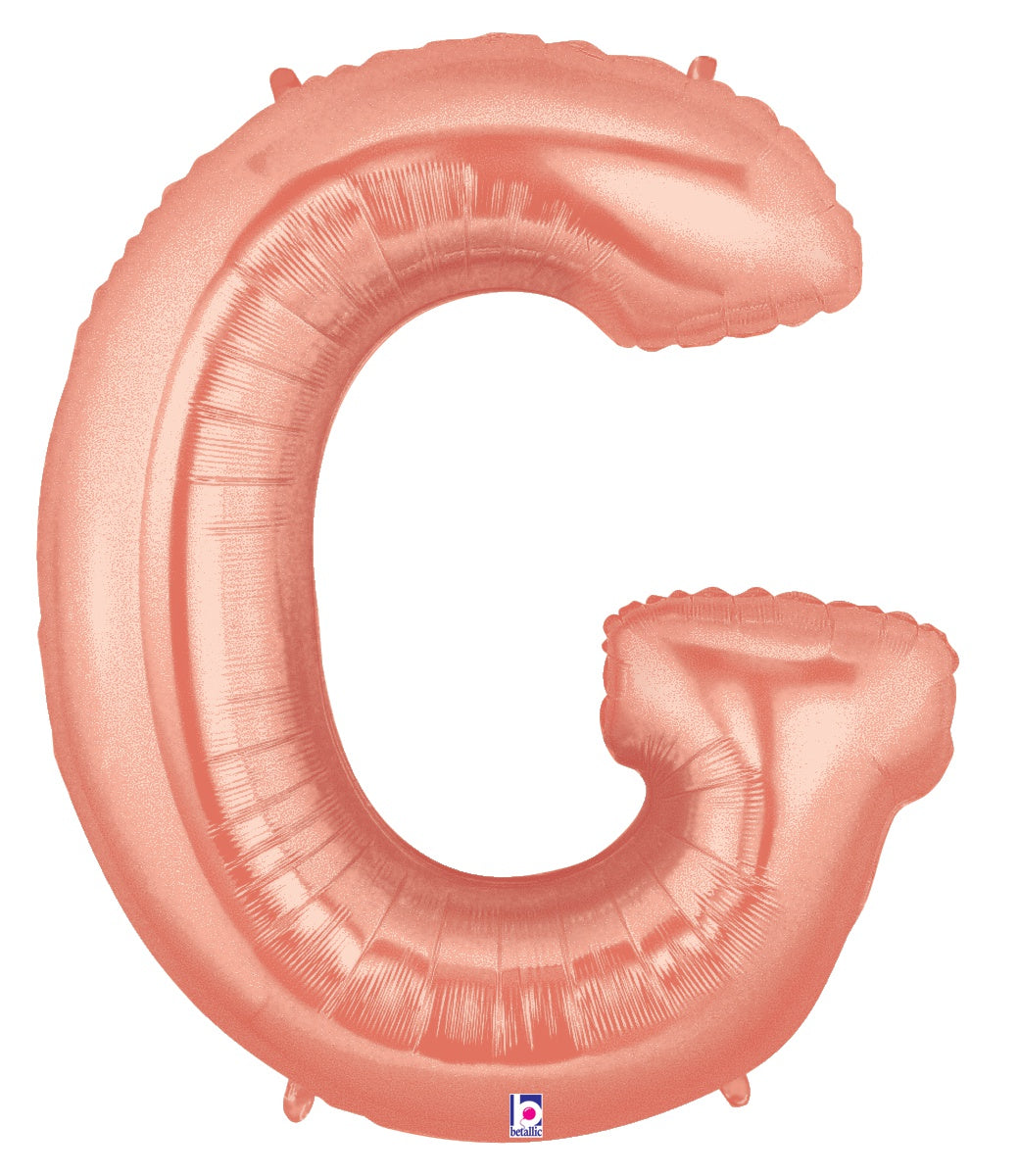 Letter G Rose Gold