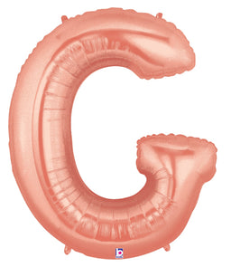 Letter G Rose Gold