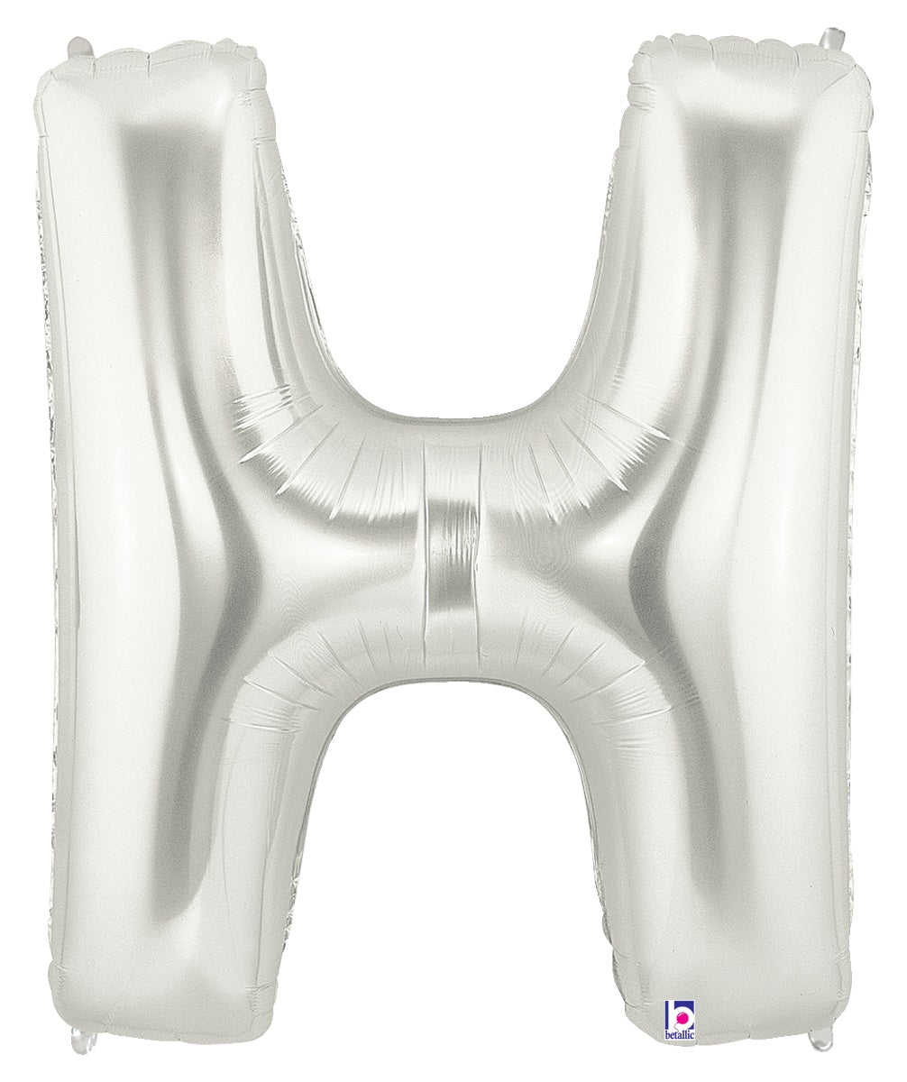 Letter H Silver