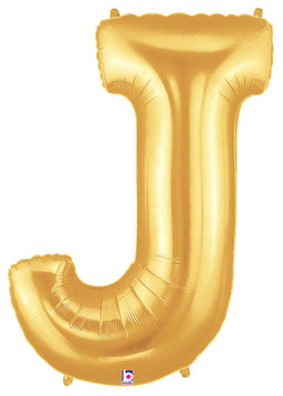 Letter J Gold