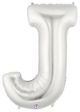 Letter J Silver