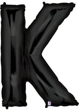 Letter K Black