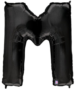 Letter M Black