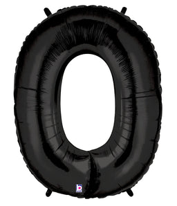 Letter O Black