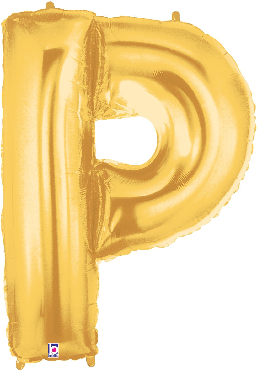 Letter P Gold