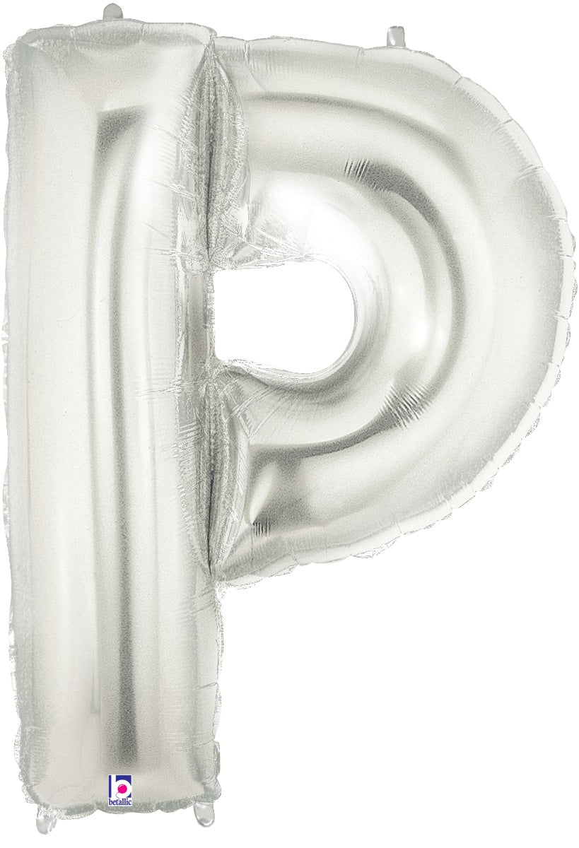 Letter P Silver
