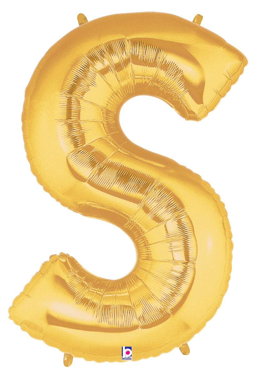 Letter S Gold
