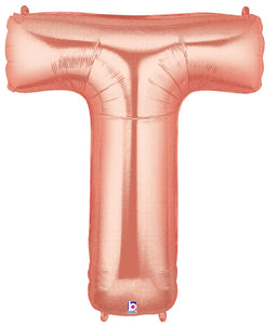 Letter T Rose Gold