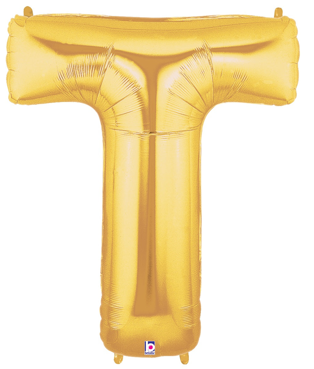 Letter T Gold