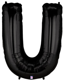 Letter U Black