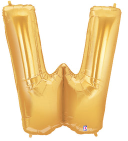 Letter W Gold