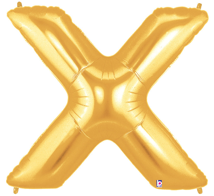 Letter X Gold