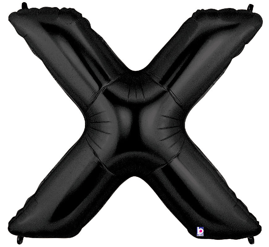 Letter X Black