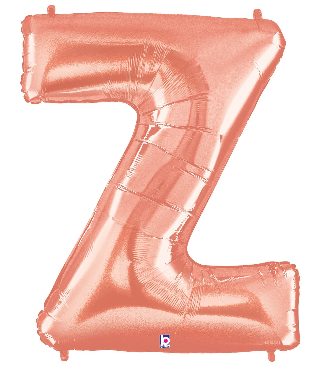 Letter Z Rose Gold