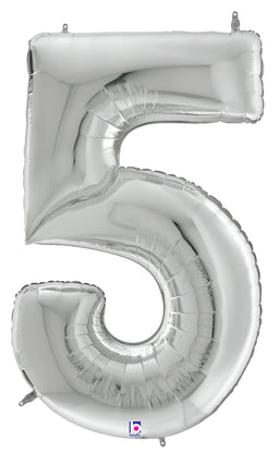 Number 5 Silver Gigaloon
