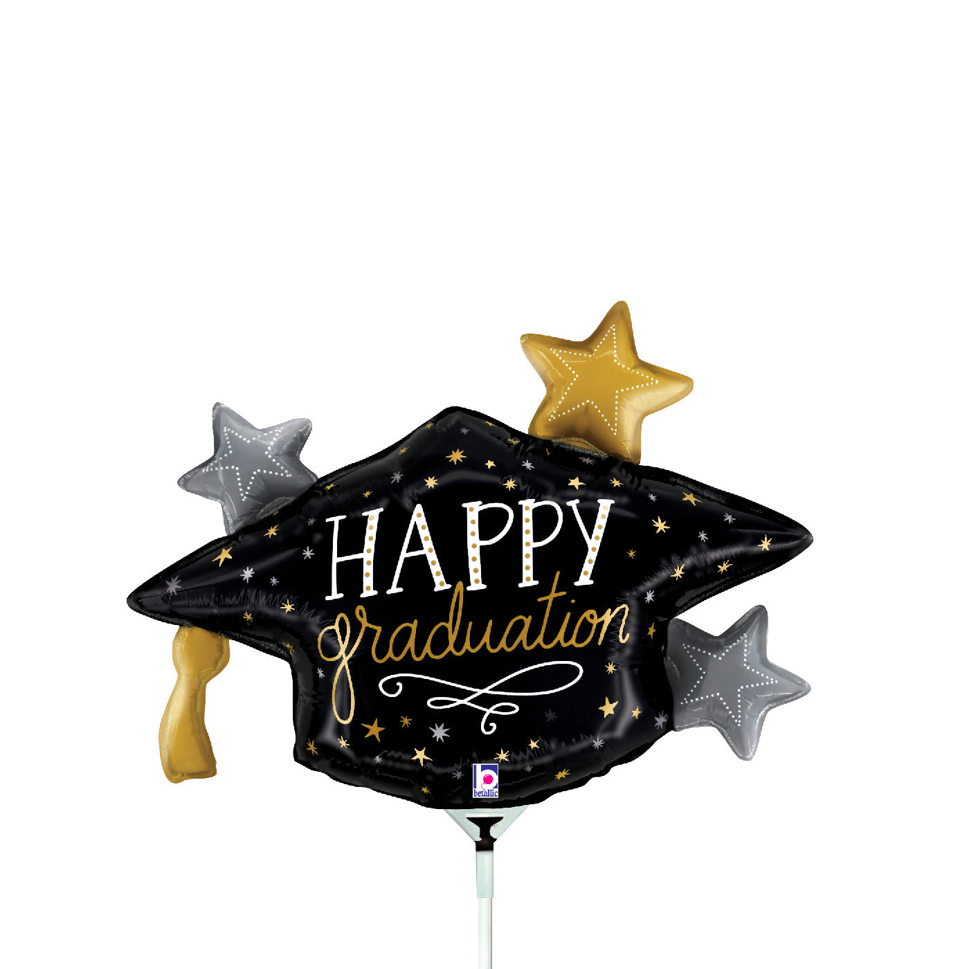 Satin Metallic Grad Hat