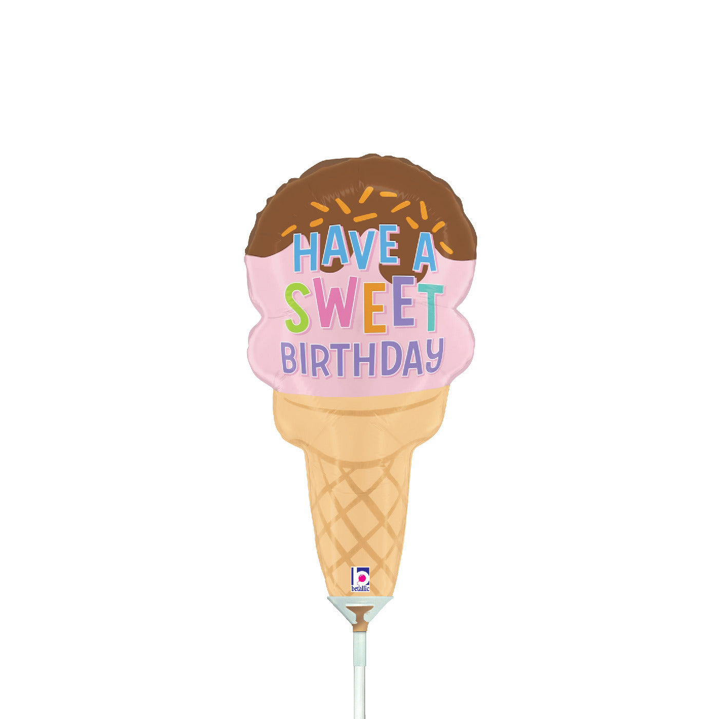 Sweet Birthday Ice Cream Cone