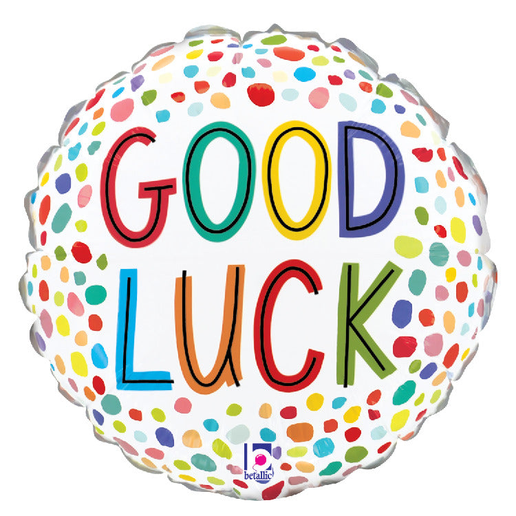 Good Luck Colorful Dots