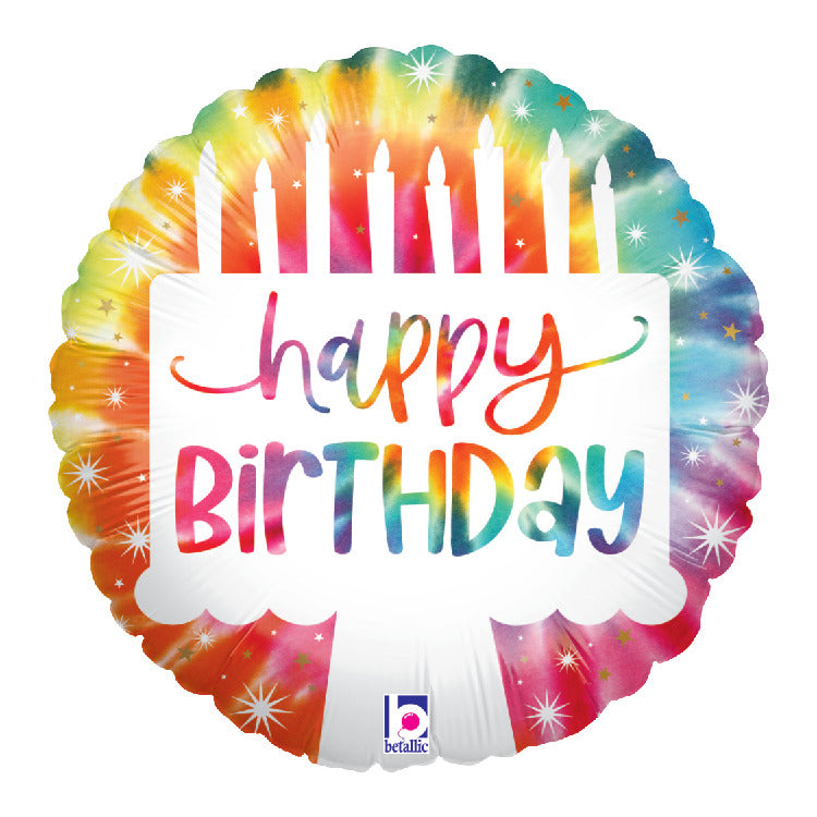 Tie-Dye Cake Birthday