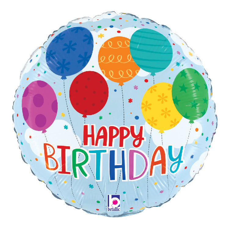 Birthday Colorful Balloons