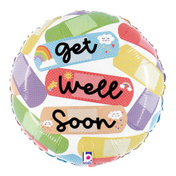 Cheerful Get Well Bandaids