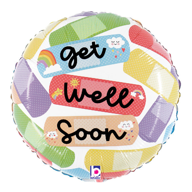 Cheerful Get Well Bandaids