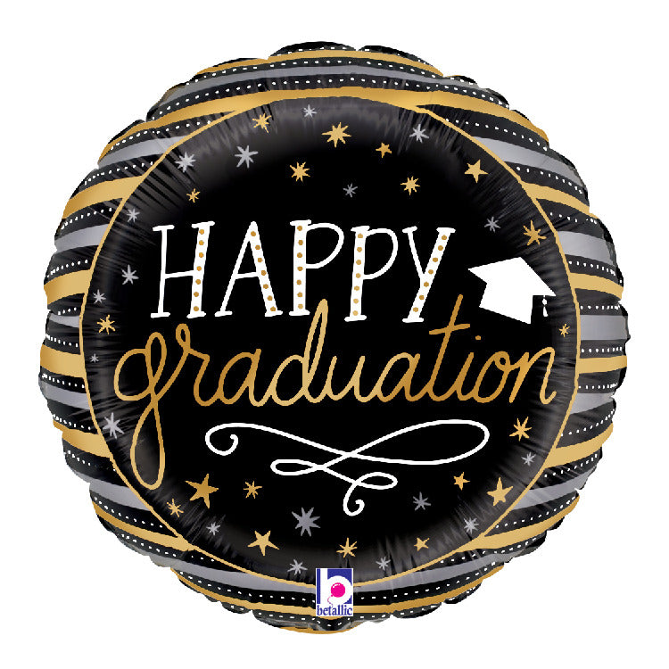 Satin Metallic Graduation Stripes