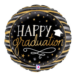 Satin Metallic Graduation Stripes