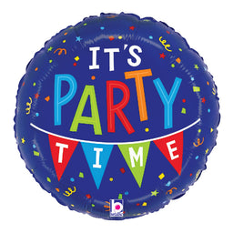 Party Time Confetti Banner