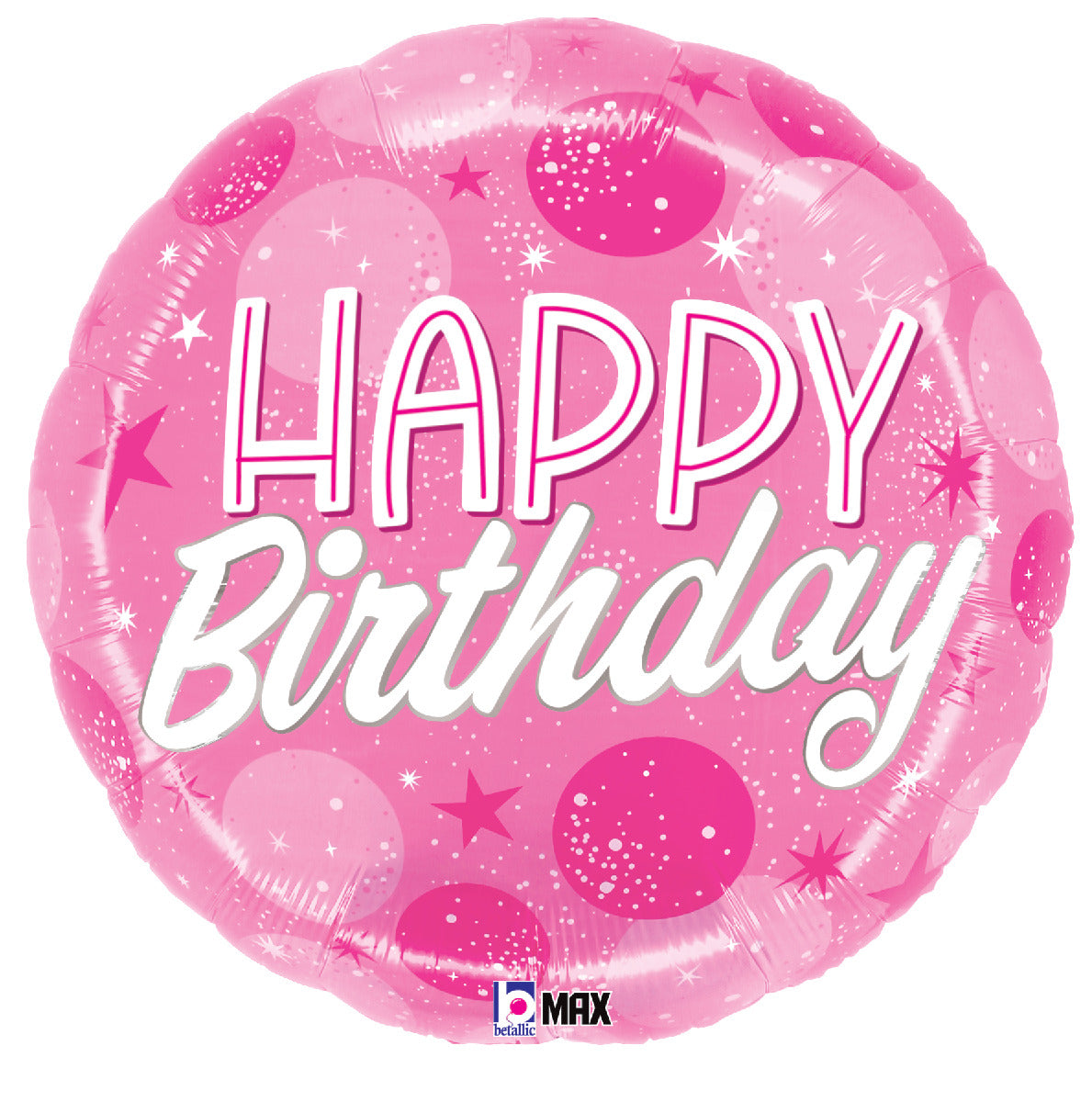 Birthday Pink Sparkle Dots