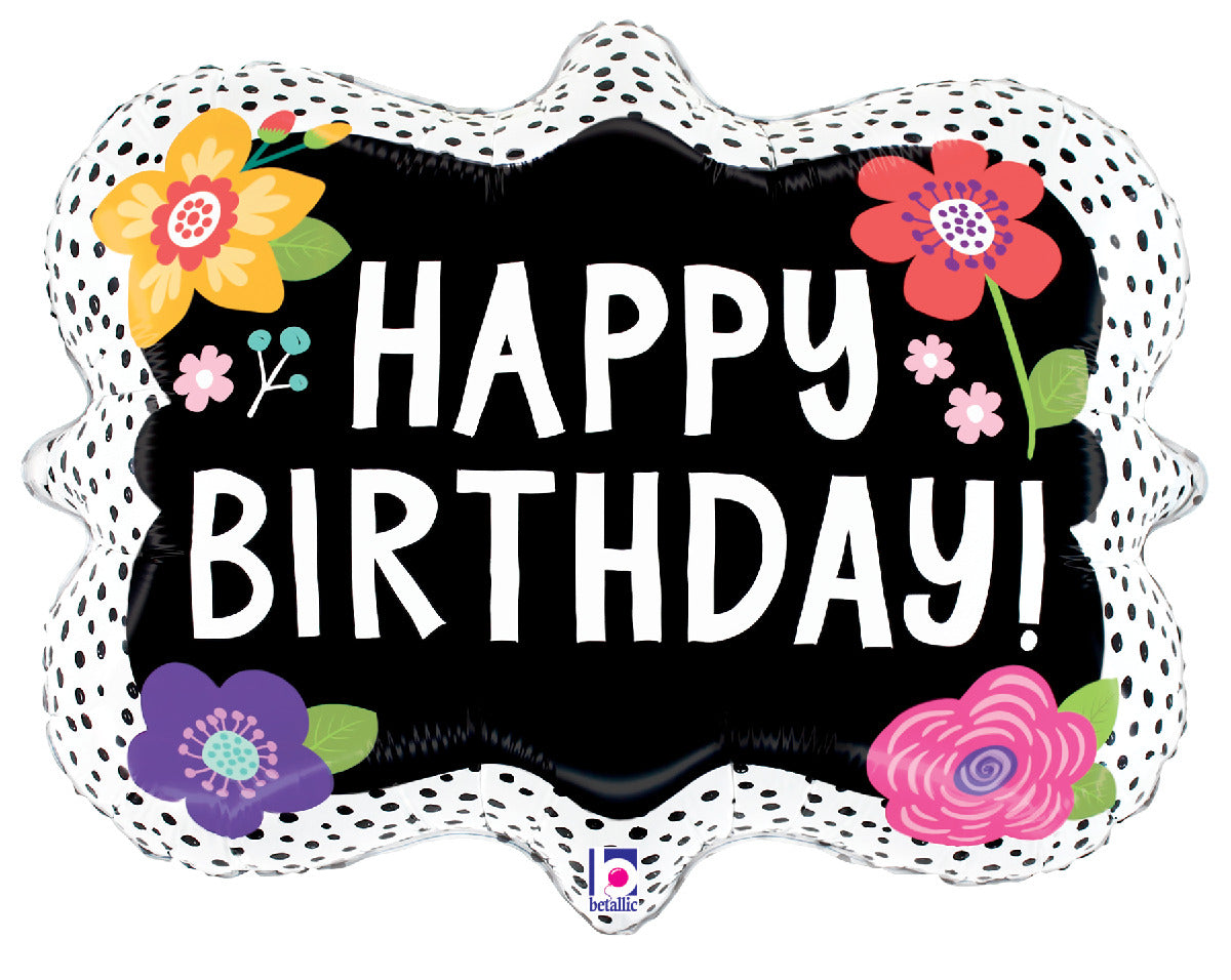 Flower Birthday Dots