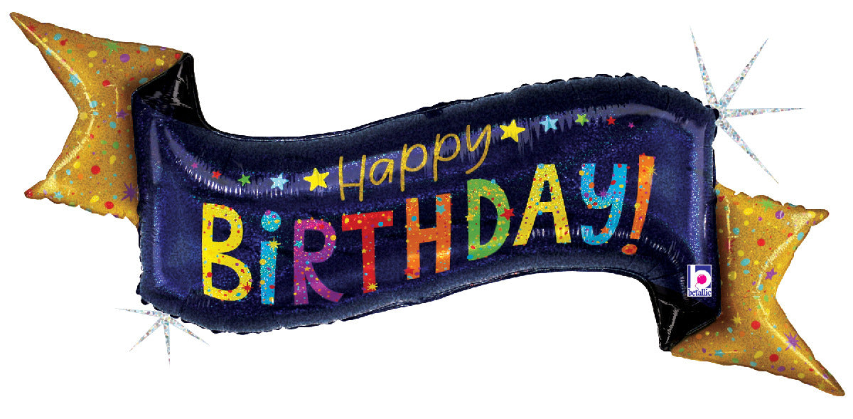 Navy Birthday Banner
