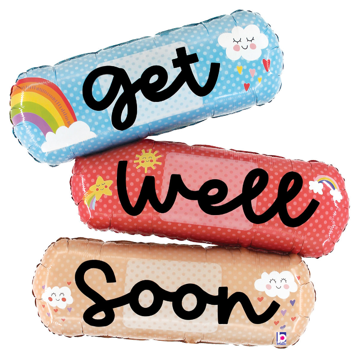 Cheerful Get Well Bandaids