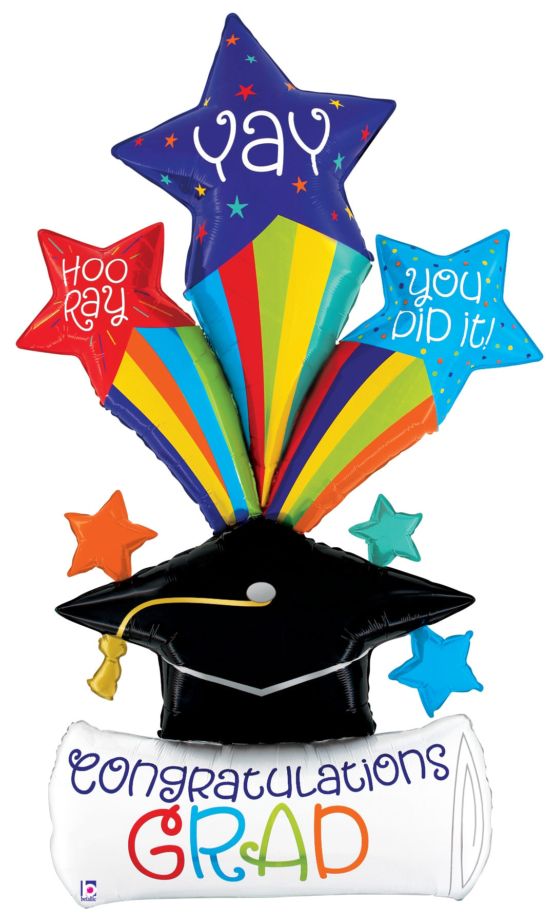 Special Delivery Grad Bursting Stars