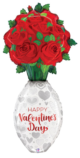 Special Delivery Valentine Rose Vase