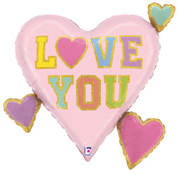 Love Patch Multi Hearts