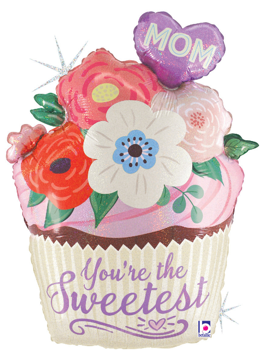 Floral Mom Cupcake