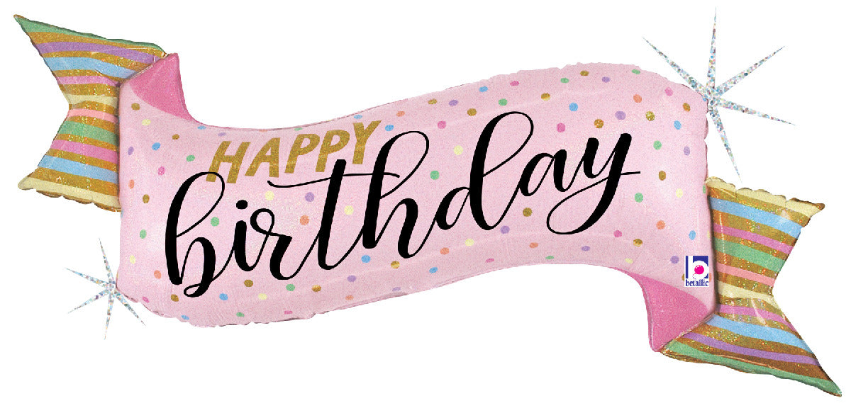 Pastel Birthday Banner