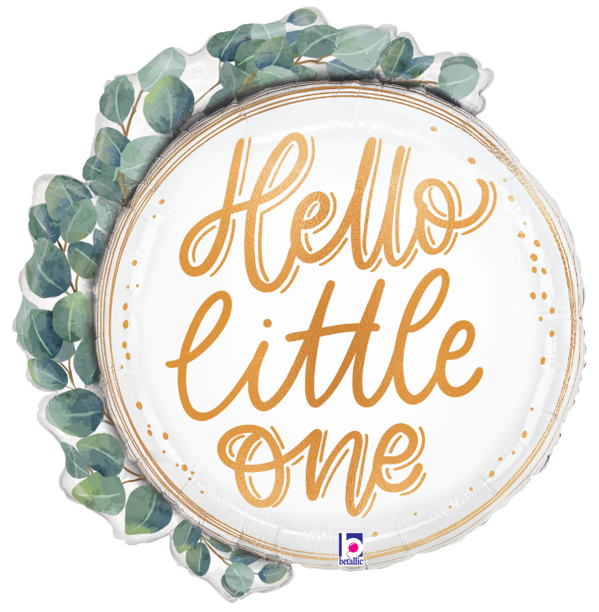 Hello Baby Eucalyptus Wreath