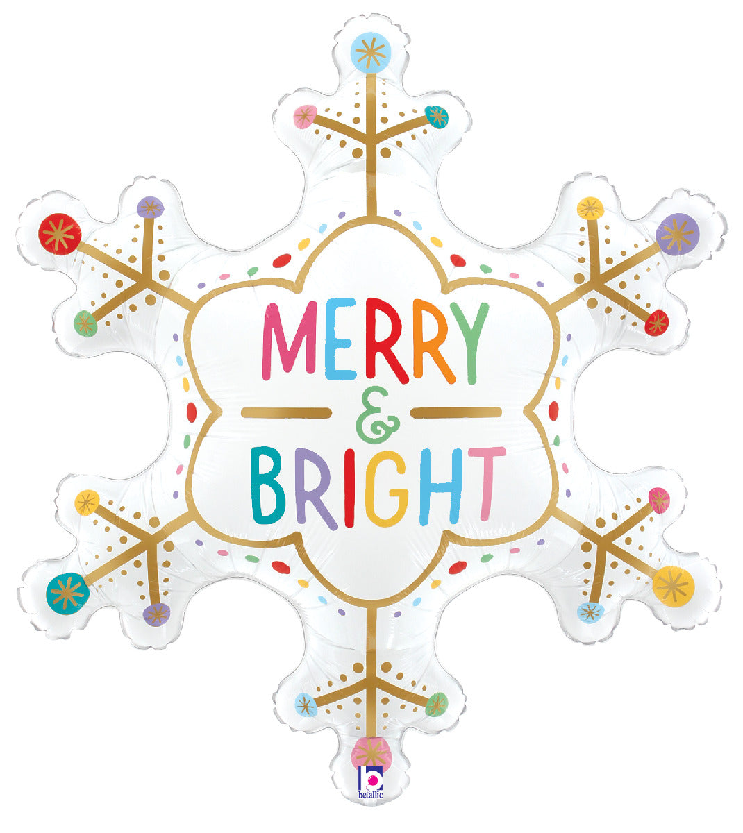 Merry and Bright Snowflake